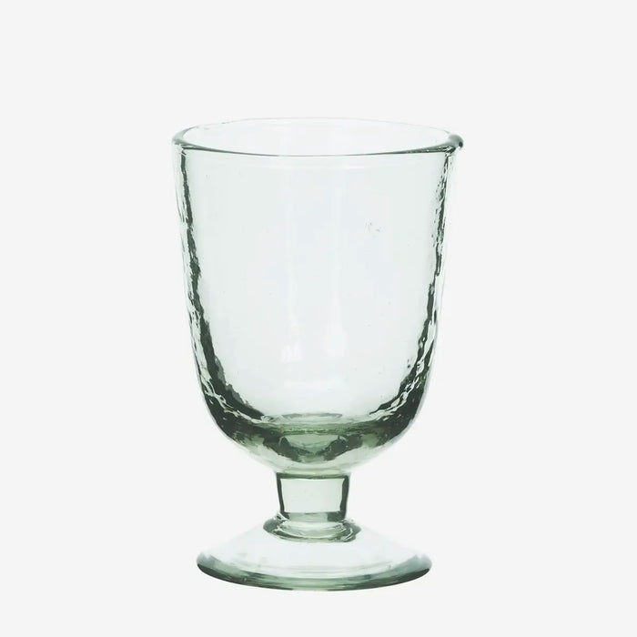 Hammered wine glass