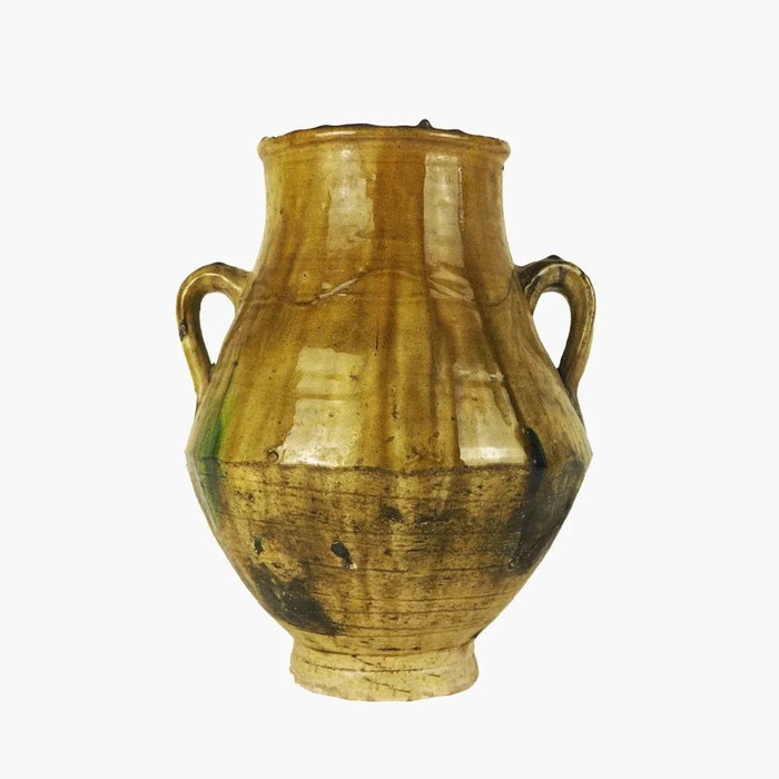 Tamegroute Twin Handle Vase | Ochre