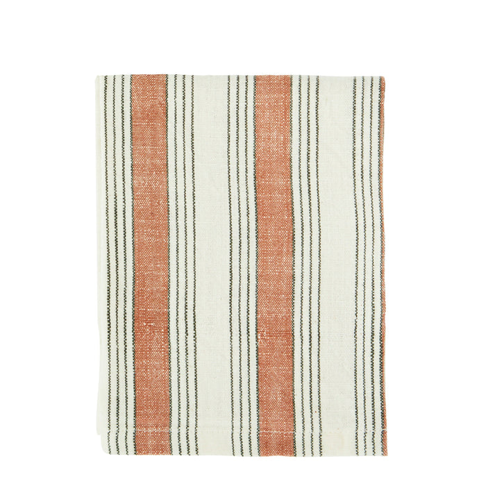 Kitchen Towel  - Striped Burnt Orange