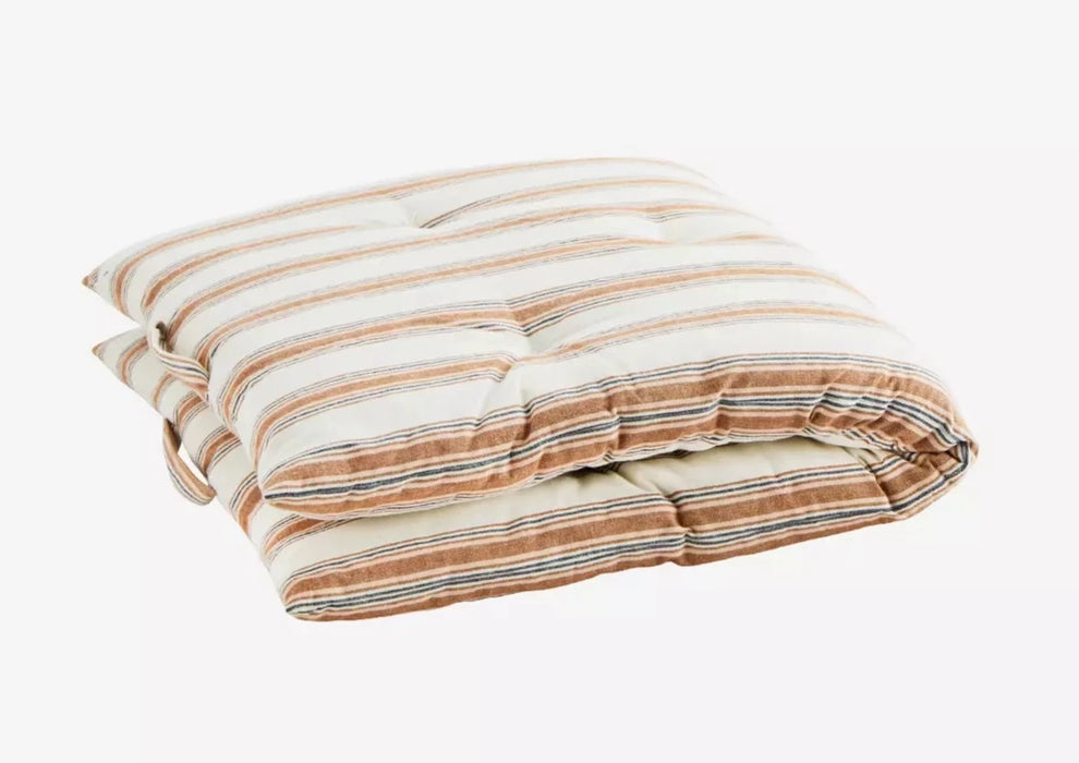 Striped cotton mattress - Small / Cinnamon stripe
