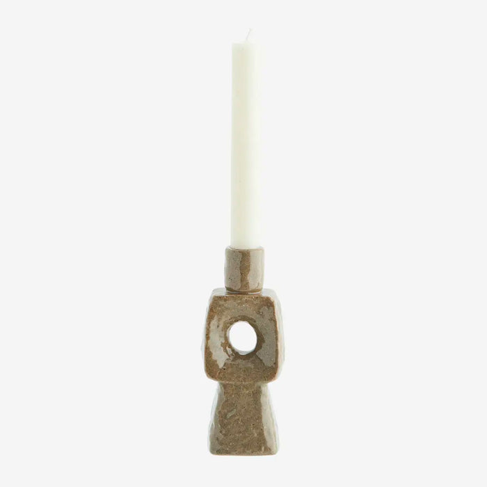 Stoneware Candle Holder