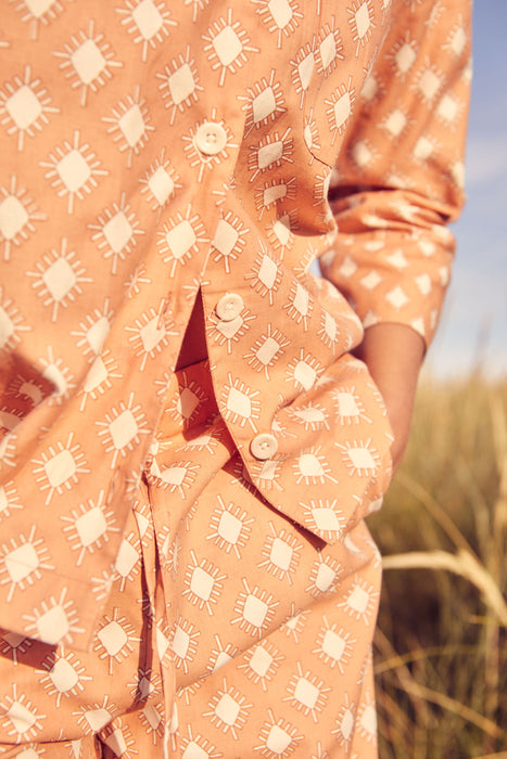 Organic Pajama Set - Clay Pink