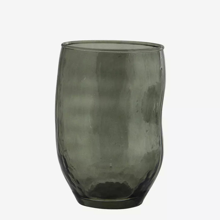 Hammered Drinking Glass