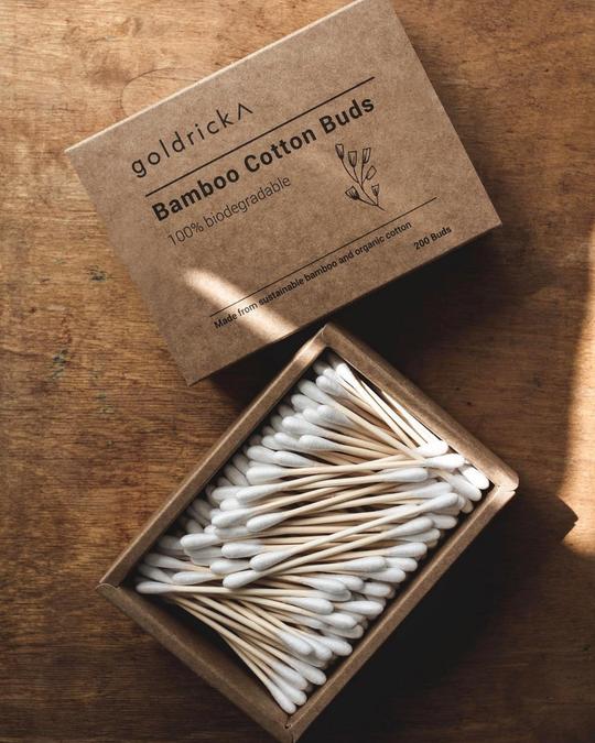 Bamboo Cotton Buds | 100% Biodegradable | 200 Buds