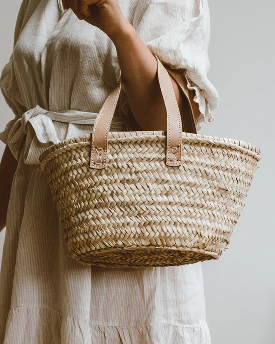 Straw Basket Bag | Small