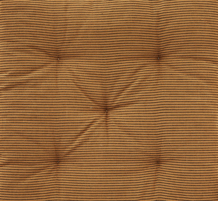 Striped cotton mattress - Small / Sugar Almond & Black